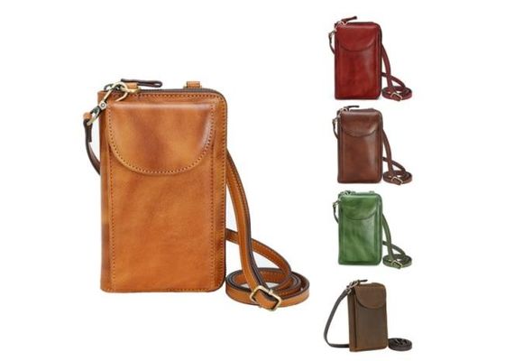 Antiwear Ladies Cell Phone Wallet , 6.5inch Mini Crossbody Cell Phone Purse