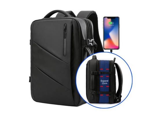 Convertible Leakproof Business Casual Backpack Expandable With USB Port