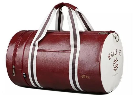 Casual PU Leather Waterproof Camping Bag Unisex Foldable For Travel