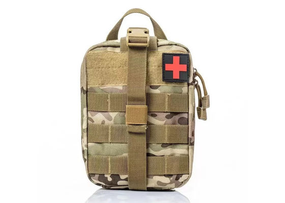 Nylon Waterproof Tear Away Molle Pouch , Antiwear Rip Away First Aid Pouch