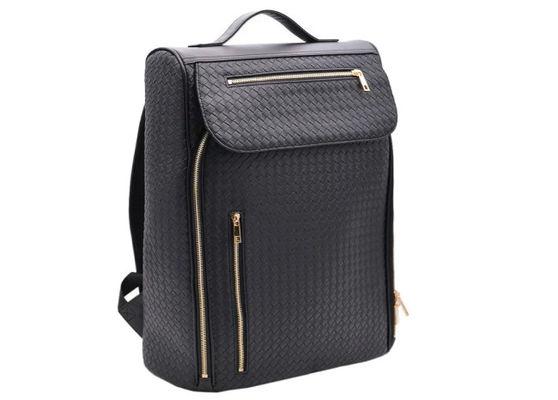Stylish New Design Custom PU Leather Mens Casual Outdoor Travel Laptop Business Backpack