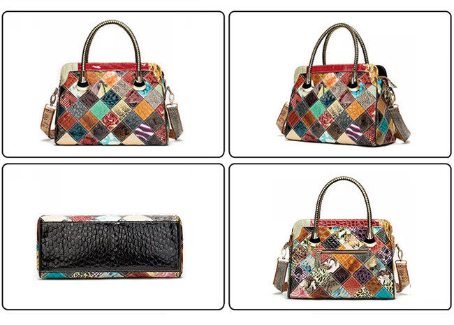 Practical Vintage Women PU Handbag Multipurpose Portable For Shopping