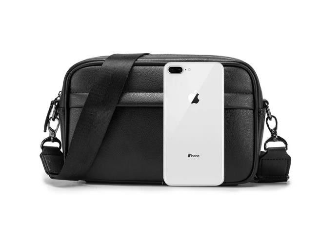 Japanese Style Messenger water proof Crossbody Bags Fashion Small Black Plaid Check Geometric Shoulder Messenger Bag
