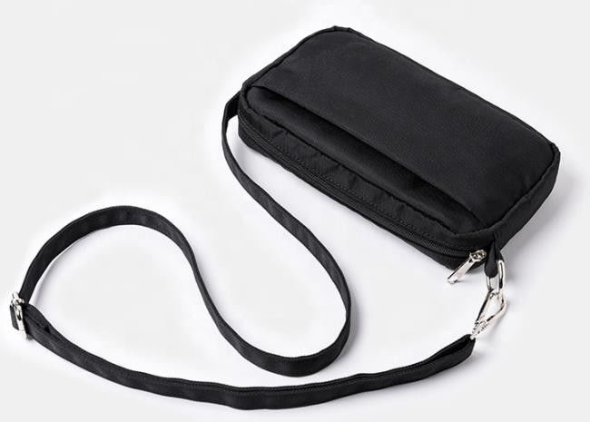 Casual Polyester Waterproof Messenger Bag Portable For Mobile Phone