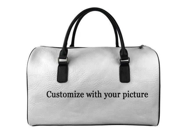 Antiwear Womens Leather Duffle Bag For Ladies Anti Abrasion Multiscene