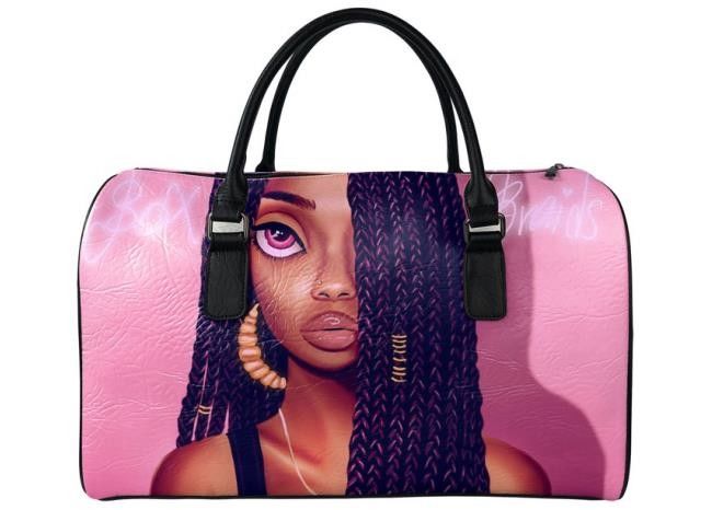 Antiwear Womens Leather Duffle Bag For Ladies Anti Abrasion Multiscene