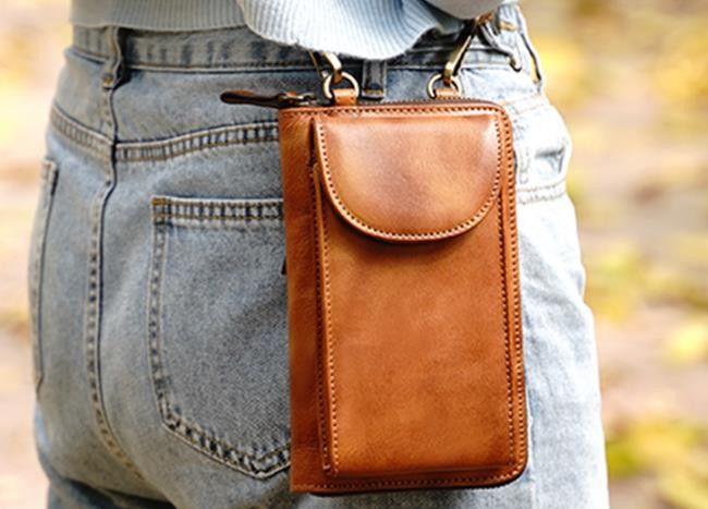 Antiwear Ladies Cell Phone Wallet , 6.5inch Mini Crossbody Cell Phone Purse