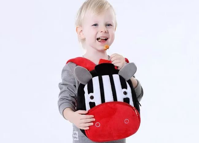 Cartoon Polyester Animal Plush Backpack , Multipurpose Cute School Bag