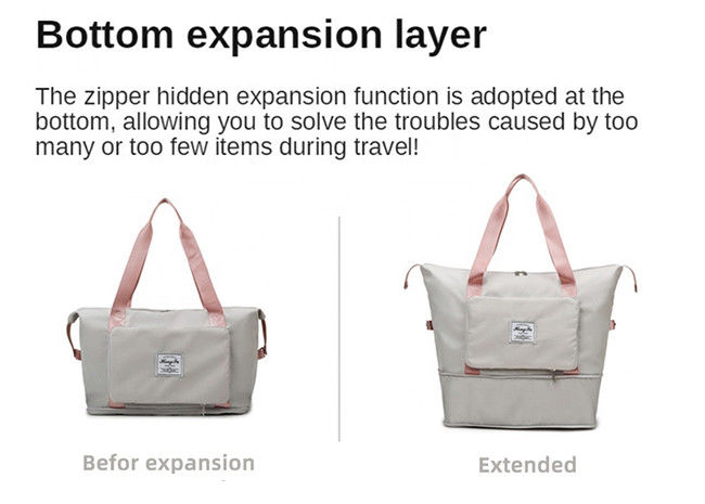 Multifunctional Oxford Foldable Travel Bags Portable Durable Eco Friendly
