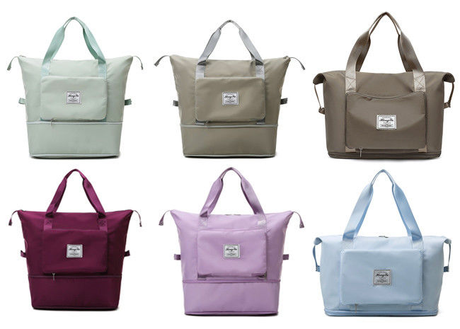 Multifunctional Oxford Foldable Travel Bags Portable Durable Eco Friendly