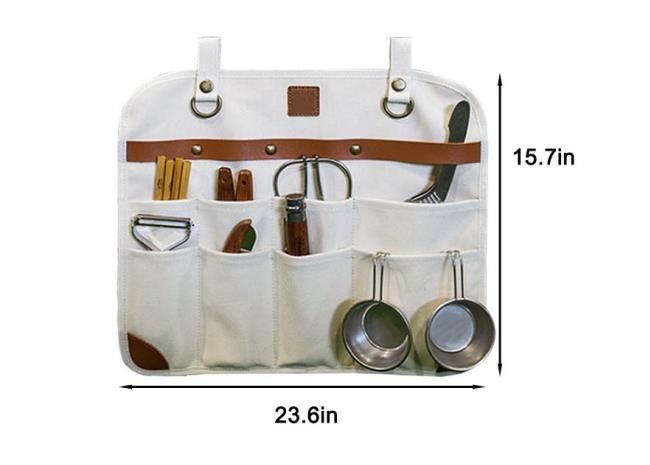 Thickened Hanging Camping Storage Bag Anti Abrasion Portable Canvas