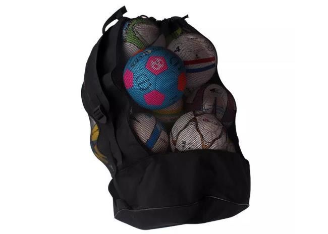 Drawstring Mesh Exercise Equipment Bag for Basketball Football Volleyball