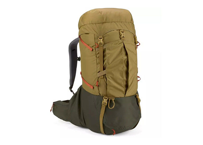 Lightweight Nylon Waterproof Trekking Backpack , Rainproof Hiking Camping Backpack