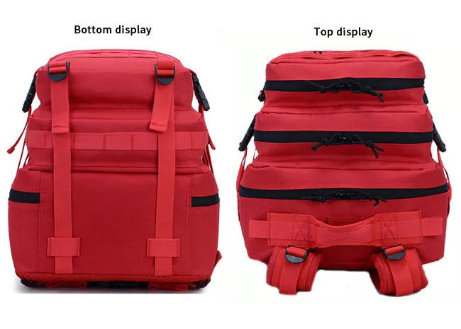 Practical 900D Nylon Hiking Backpack , Anti Abrasion Camo Molle Backpack