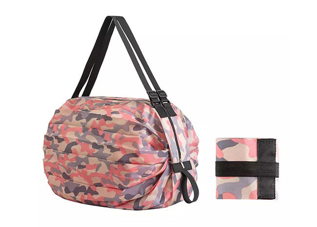 Nylon Shoulder Foldable Travel Bags Reusable Waterproof Portable