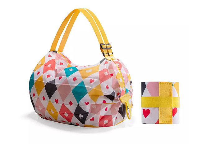 Nylon Shoulder Foldable Travel Bags Reusable Waterproof Portable