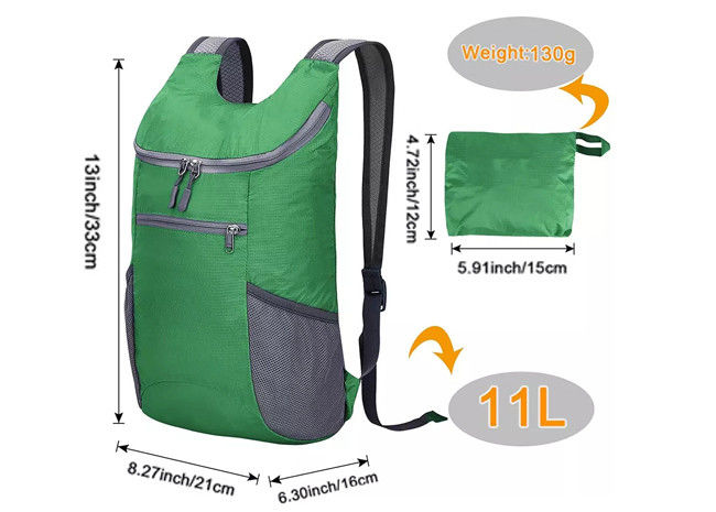 Tearproof Nylon Sport Foldable Travel Bags Packable Collapsible For Men
