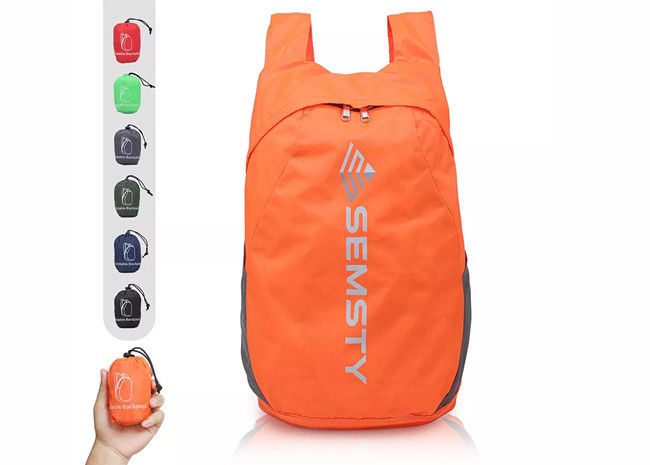 Folding Outdoor Lightweight Travel Daypack , Ultralight Packable Duffel Bag