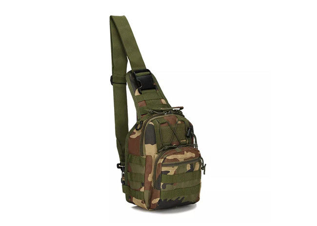 Shockproof Lightweight Men Chest Sling Bag , Polyester Crossbody Day Pack