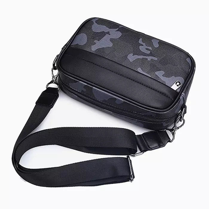 PU Nylon Shoulder Crossbody Sling Bags Multipurpose Lightweight