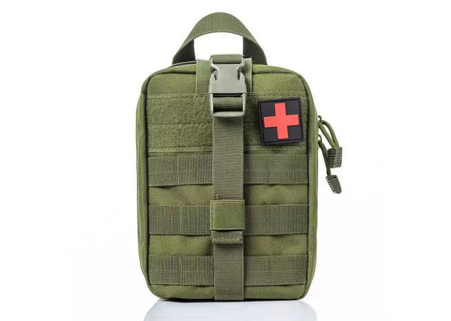 Nylon Waterproof Tear Away Molle Pouch , Antiwear Rip Away First Aid Pouch