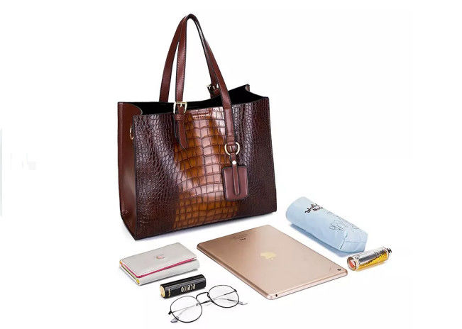 Anti Abrasion Women PU Handbag Purse Set Reusable Multipurpose