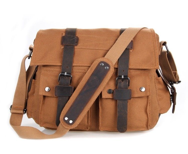 Polyester Business Casual Messenger Bag , 12oz Men'S Business Leather Shoulder Bag