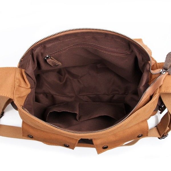 Polyester Business Casual Messenger Bag , 12oz Men'S Business Leather Shoulder Bag