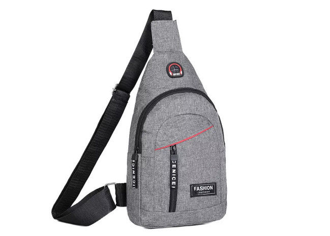 17x30x5.5cm Chest Shoulder Strap Bag Single Waterproof For Men