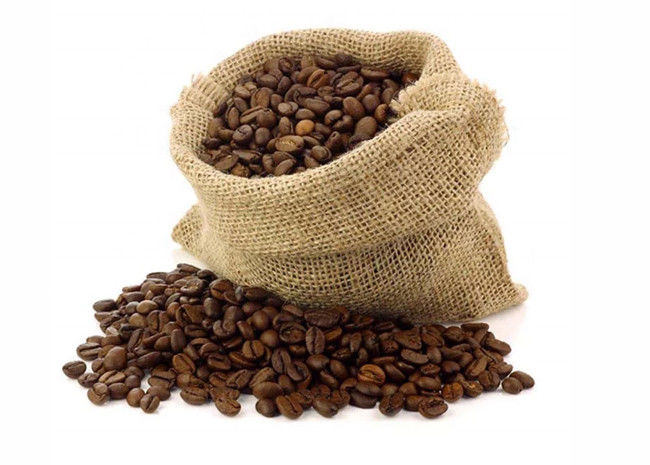 Multipurpose Burlap Drawstring Bag , Antiwear Jute Bags For Coffee Beans
