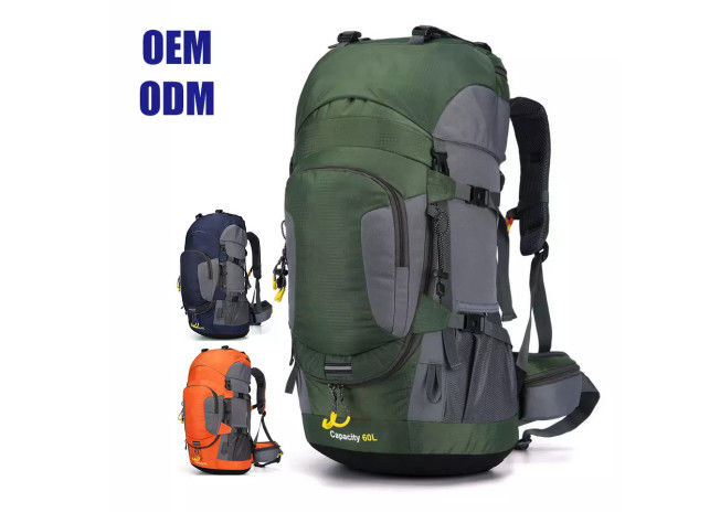 Hiking Trekking Waterproof Camping Bag Unisex Polyester Material