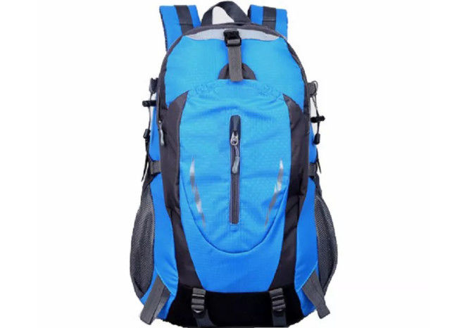 Multicolor Unisex Waterproof Hiking Backpack Polyester Material