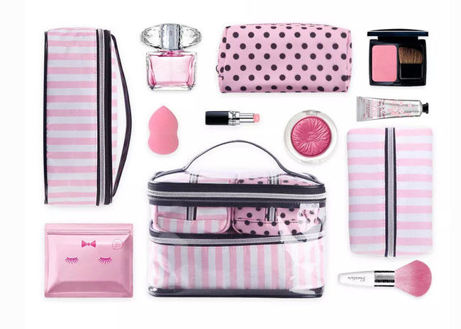 Moistureproof Cosmetics Camping Storage Bag Waterproof Transparent PVC PU