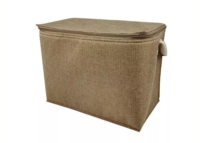 Thickened Antiwear Cooler Basket Jute , Multifunctional Jute Cooler Bag