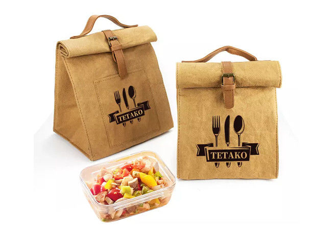 Leakproof Portable Canvas Cooler Bag , Reusable Canvas Insulated Tote