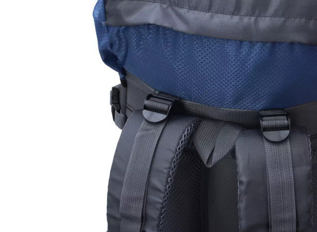 Multifunction 60l Front Wall Outdoor Hiking Bag , Camping Trekking Molle Rucksack