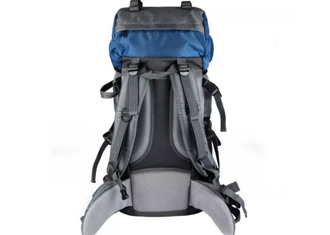 Multifunction 60l Front Wall Outdoor Hiking Bag , Camping Trekking Molle Rucksack