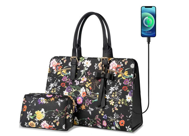 PU Leather Fashion Pocket Logo Style Messenger Shoulder Bag Famous Branded