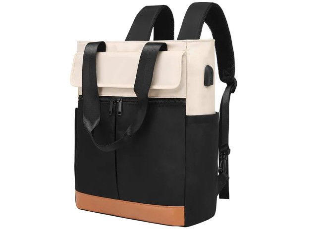 Waterproof Laptop Rolltop Backpack For College Women Computer Travel