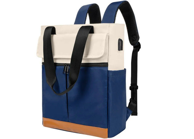 Waterproof Laptop Rolltop Backpack For College Women Computer Travel