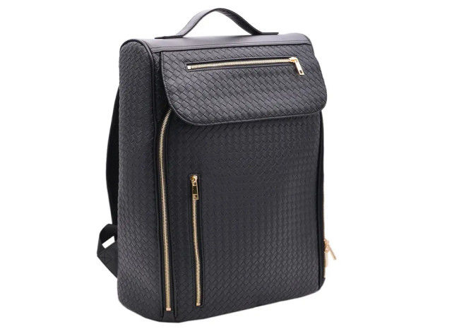 Stylish New Design Custom PU Leather Mens Casual Outdoor Travel Laptop Business Backpack