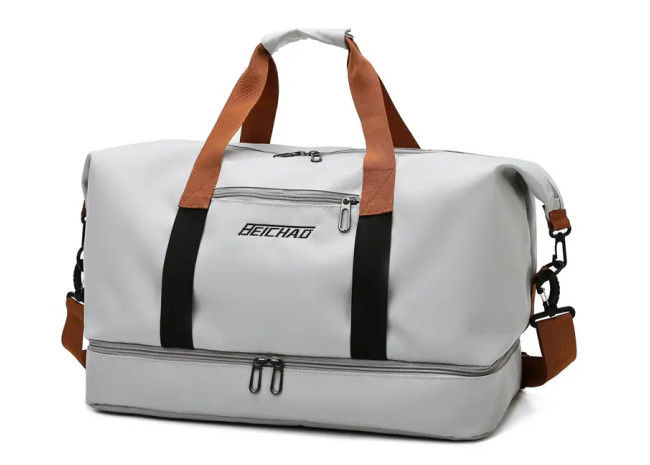 Custom Men Women Sport Gym Light Weight Foldable Waterproof Weekender Travel Duffle Bag