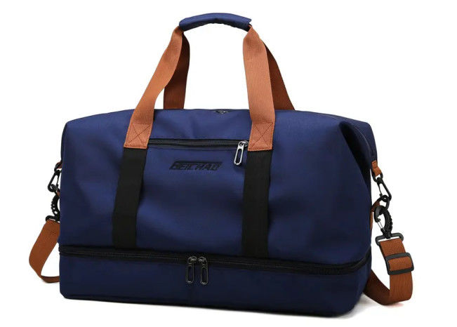 Custom Men Women Sport Gym Light Weight Foldable Waterproof Weekender Travel Duffle Bag