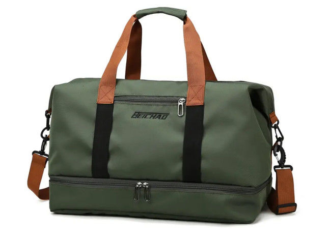 Custom Men Women Sport Gym Light Weight Foldable Waterproof Weekender Travel Duffle Bag
